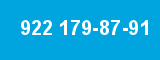 922 179-87-91 922 179-87-91